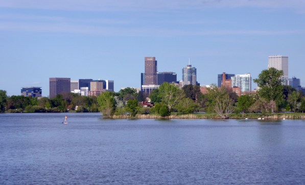 Sloan's Lake - Looking East Towards Downtown Denver