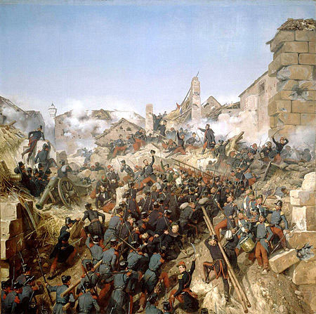 French Troops Storm Constantine in Eastern Algeria - 1837