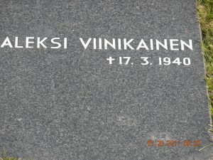 One of Finland's many cemeteries honoring its war dead. Note that this soldier died in October, 1941. The cemetery where Robbel is buried in Eastern Finland, near the current Russian-Finnish border.