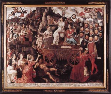 An allegory of th Pacification of Ghent – 1577 attempt at religious peace between Dutch Catholics and Protestants