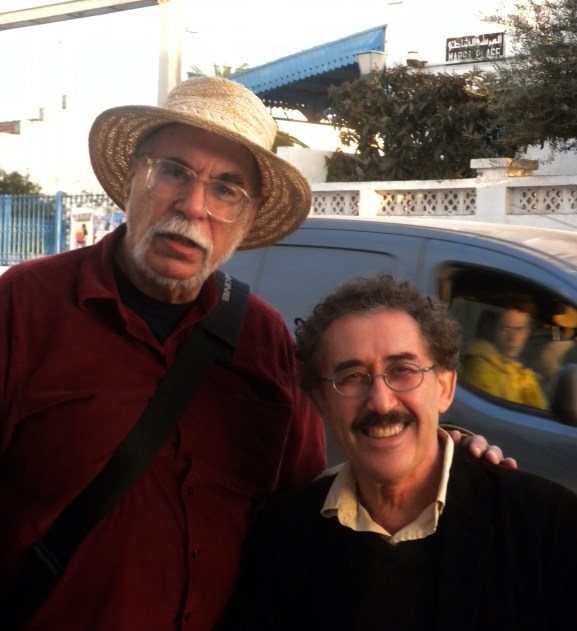 Author and Ferid Boughedir, December, 2011
