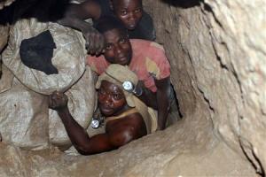 Congolese Cobalt Miner...There are about 100,000 of them. Without him, no smart phones. Most of the cobalt in the world is found in Congo and neighboring Zambia, more than 60% of the world's total supply in the Congo-Zambia copper belt as it is called