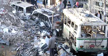 Najab, Iraq after a 2004 suicide bombing that killed 150. The city remains eleven years later – as one resident related – “little more than a pile of rubble.”