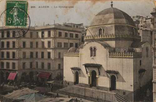 Grand Synagogue in Algiers, built 1865. There are no Jews left in Algeria although small number remain in Morocco and Tunisia, a shadow of their former presence