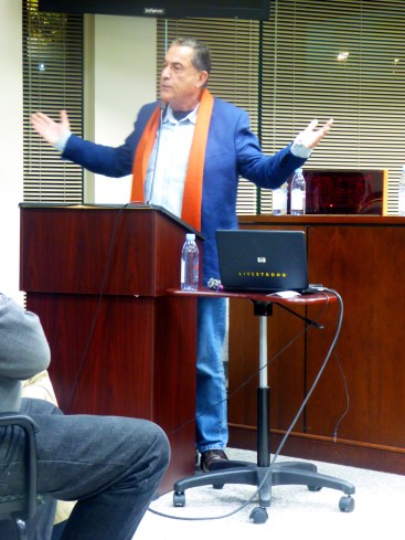 Gideon Levy in Greenburgh, New York on October 19, 2015
