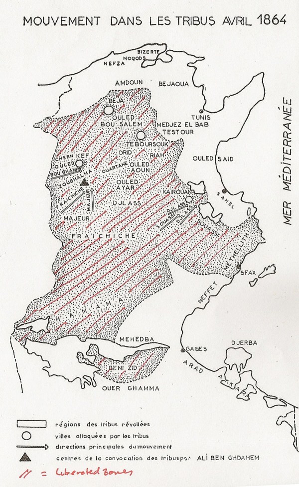 Tunisia - 1864 Rebellion - 1