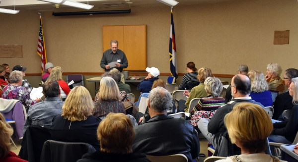 A meeting to oppose the Trump Agenda and cabinet appointments of "MoveOn.com" in Jefferson County, Colorado (suburb just West of Denver)
